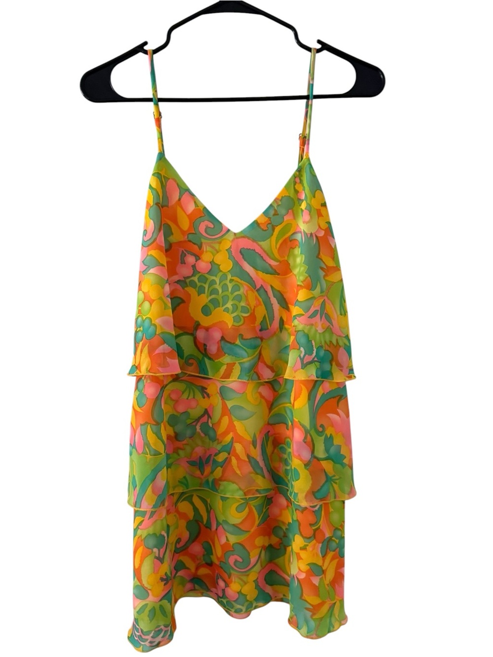Show Me Your MuMu Ruffle Tiered Colorful Floral Mini Bohemian Sundress